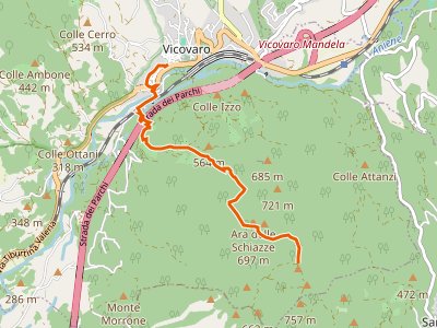 CAI-519 - Vicovaro, largo Aldo Moro - Colle Cerrito Piano