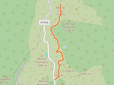 CAI-LH20 - strada SP45b coordinate UTM 33T E328284 N4637831 - Monte Calo