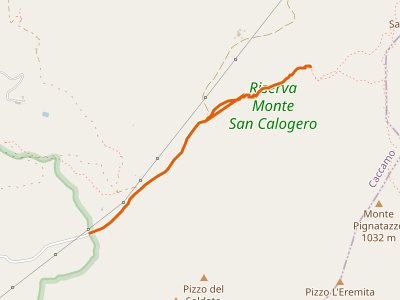 CAI-401 - Sentiero Vetta San Calogero - Giuseppe Geraci