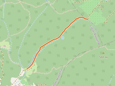 CAI-520B - Castel Madama Boschetto - incrocio sentiero 518