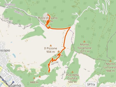 CAI-432 - Pian della Colla (Sarno) - Pizzo d'Alvano