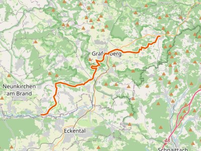 GR - Wanderweg Jakobsweg Hiltpoltstein - Kleinsendelbach