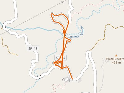 CAI-253A - Bivio Sentiero 252 - Chiappe