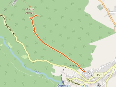 CAI-571 - Capistrello o Corcumello - Monte Arezzo o Madonna del Monte