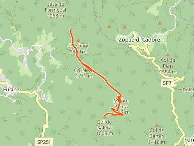 CAI-499 - Col de Salera - da sent. 492 - I Lac - inn. sent. 472