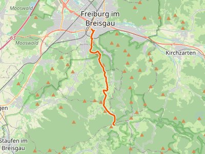 PR - blaue Raute Freiburg - Horben - Eckhof - Gießhübel - Schauinsland
