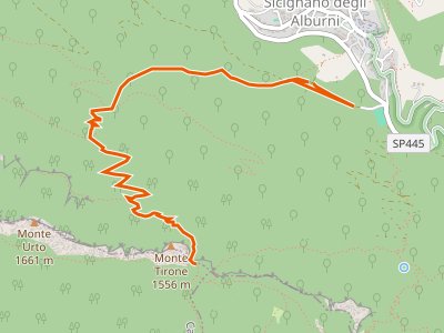 CAI-311A - Sicignano degli Alburni - Valico del Tirone (Secchitiello)