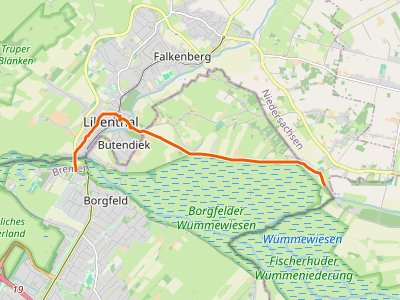 GR-Jw vB - Jakobsweg via Baltica, Niedersachsen, Abzweig Lilienthal