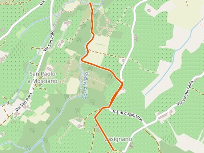 CAI-736B - Vingone - Casignano (innesto Percorso 736)