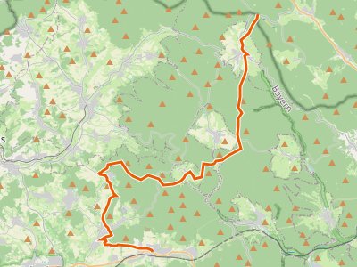 PR - Gebietswanderweg Rotes X Laufach - Wiesbütt