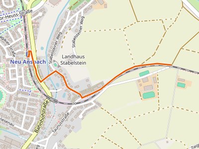 PR-RMV1-ZBG - Taunusklub Route RMV1 Zubringer