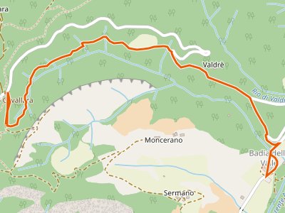 CAI-583A - Badia della Valle - Passo della Cavallara