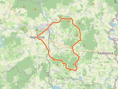 PR-3618 - [Z] Nepomuk - Kotouň, okruh