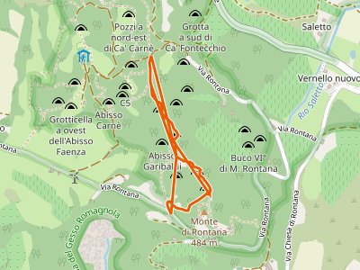 CAI-511A - Percorso CAI 505 (Ingresso nord Carnè) - Via Rontana