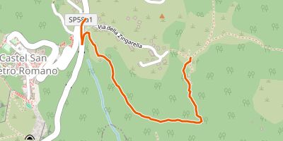 CAI-509A - Castel San Pietro Romano, Località Fontana Nuova - Localià I Colli - Incrocio percorso 509