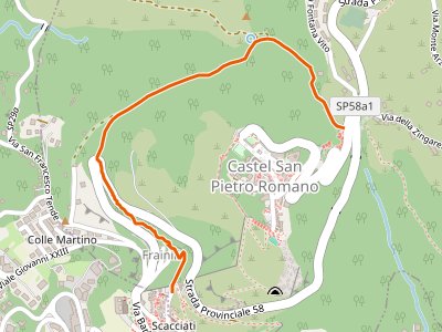 CAI-509B - Castel S.Pietro Romano Loc. Fontana Nuova - Palestrina - Franili