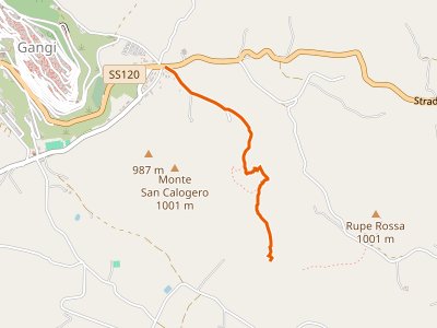 CAI-676 - Gangi (SS 120) - Balza di Pezzalunga (Monte San Calogero Gangi)