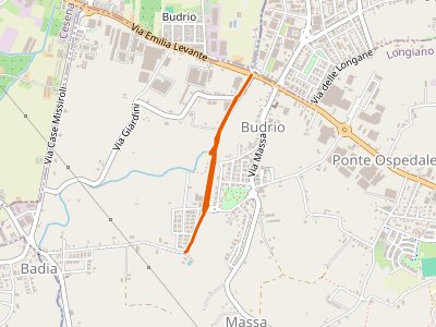 CAI-151 - Via Emilia Budrio di Longiano - Percorso 143