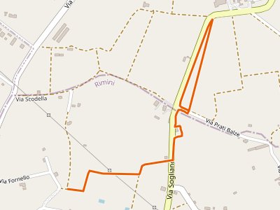 CAI-198D - Castello di Ribano - Percorso 198