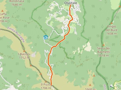 CAI-413 - Ospitale - Passo di Croce Arcana