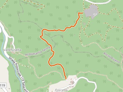 CAI-561 - Forcella (Percorso 560) - Percorso 560