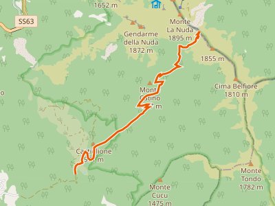 CAI-192A - Restì - incrocio SI00  - Borra Grande