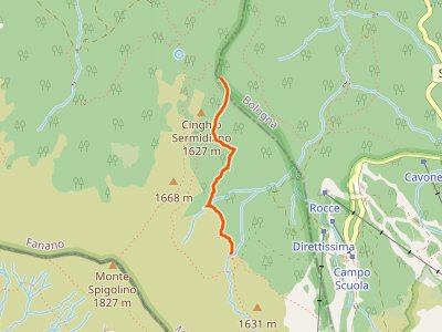 CAI-339 - Passo del Lupo - Percorsi 333 e 401