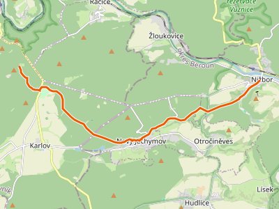 PR-3053 - [Z] Nižbor - Dlouhý hřeben