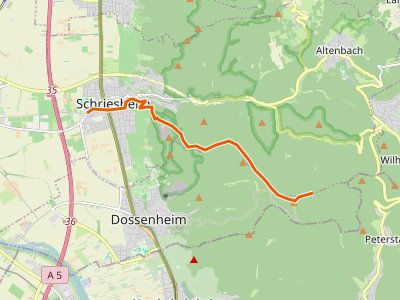 PR-HW 34 - Odenwaldklub HW 34, Ladenburg - Eberbach - Osterburken
