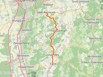 GR-H4 - Hessenweg 4 (Teilstrecke Ober-Ramstadt - Fürth)
