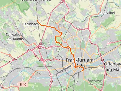 GR-H4 - Hessenweg 4 (Teilstrecke Oberursel-Weißkirchen - Frankfurt-Süd)