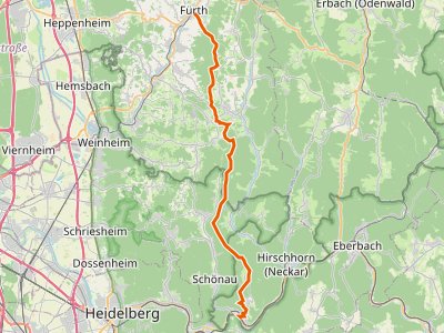 GR-H4 - Hessenweg 4 (Teilstrecke Fürth - Neckarsteinach)