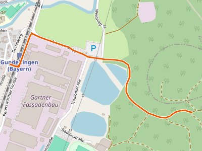 PR-DP - Donauwald-Premiumwanderweg - Zubringer