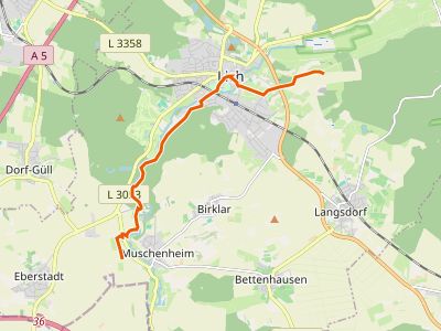 GR-LW1521 - Lutherweg 1521 (Teilstück Münster-Friedberg) Variante West