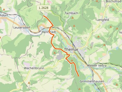 GR-X5 - Werra-Burgen-Steig Teilstrecke Süd-Ost