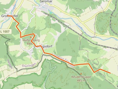 GR-X5 - Werra-Burgen-Steig Teilstrecke Nord-West