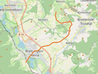 GR-X5 - Werra-Burgen-Steig Teilstrecke Mitte-Süd