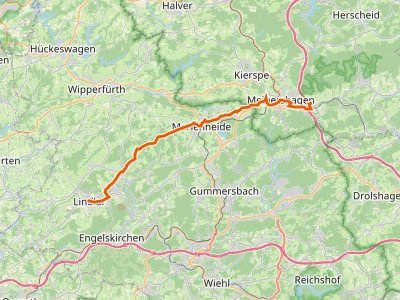 GR-JW - Jakobs-Pilgerweg Heidenstraße (Teilstück Attendorn- Meinerzhagen - Marienheide - Lindlar)