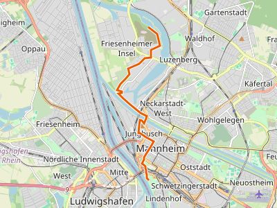 PR-HW61 - Rheinauenweg (Teilstück Mainz - Mannheim)