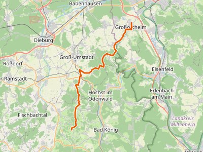 GR-HW 21 - HW 21 Franken-Hessen-Kurpfalz-Weg Teil 1 (Aschaffenburg - Böllstein)