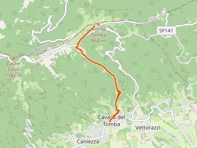 CAI-213 - Cavaso del Tomba - Monte Tomba