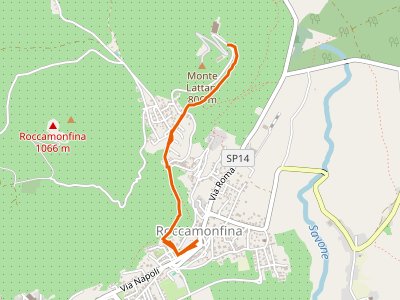 CAI-901A - Piazza Nicola Amore - Roccamonfina - Santuario Maria Santissima dei Lattani (Roccamonfina)