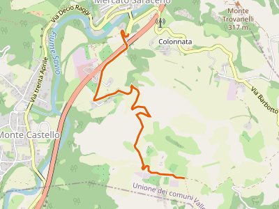 CAI-123G - Mercato Saraceno Castello Colonnata - Facettino di sotto