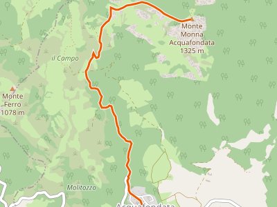 CAI-000 - Acquafondata - Monte Monna Acquafondata