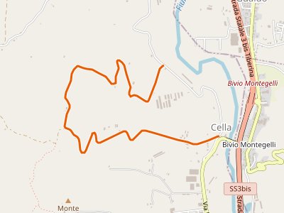 CAI-112A - Ponte Giorgi - Percorso 112