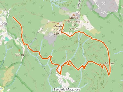 CAI-152A - Bergiola Foscalina (raccordo 152) - Monte Brugiana (raccordo 152)