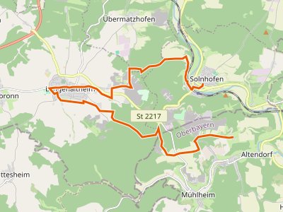 PR - Altmühl Panoramaweg Schlaufe 9 Solnhofen-Langenaltheim-Moernsheim