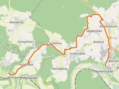 PR - Altmühl Panoramaweg Schlaufe 12 Schernfeld