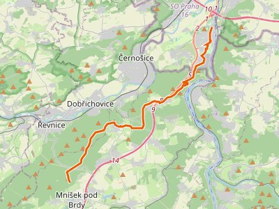 GR - Svatojakubská cesta, Všerubská trasa, Zbraslav - Skalka