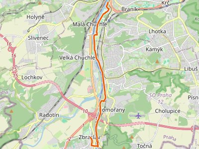 GR - Svatojakubská cesta, Česko, Praha - Zbraslav